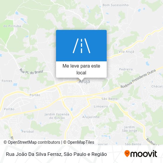 Rua João Da Silva Ferraz mapa