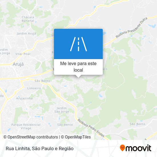 Rua Linhita mapa