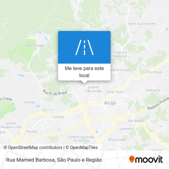 Rua Mamed Barbosa mapa