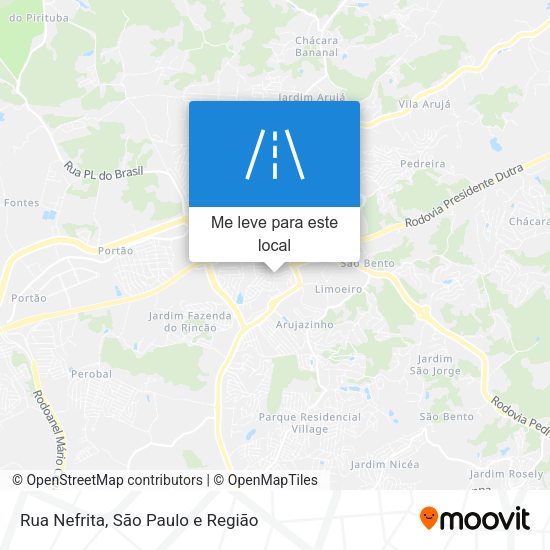 Rua Nefrita mapa