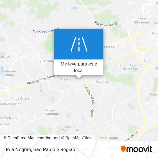 Rua Negrão mapa