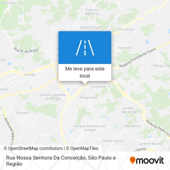 Rua Nossa Senhora Da Conceição mapa