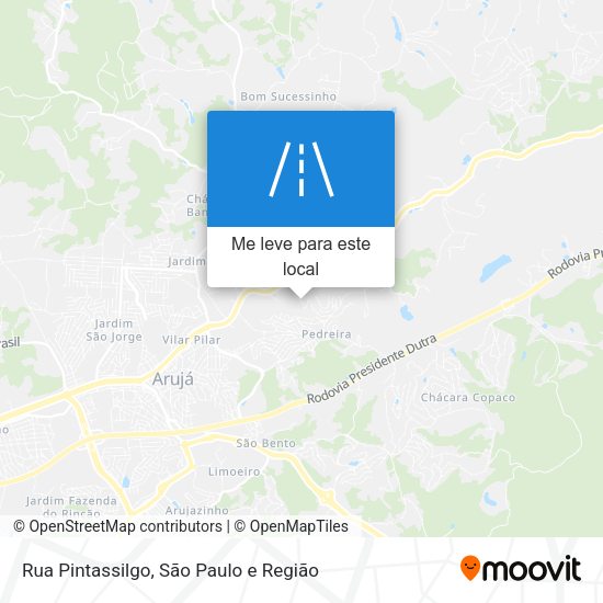 Rua Pintassilgo mapa