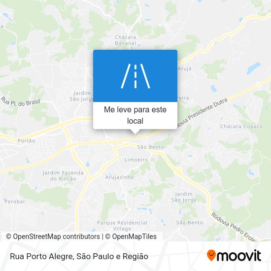 Rua Porto Alegre mapa