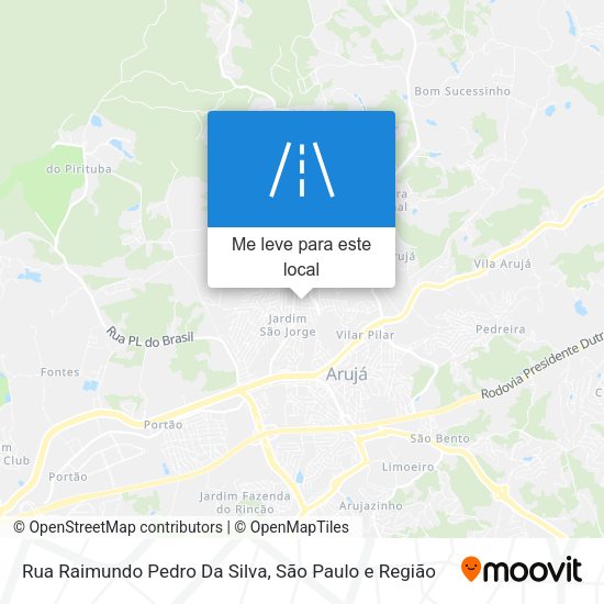 Rua Raimundo Pedro Da Silva mapa