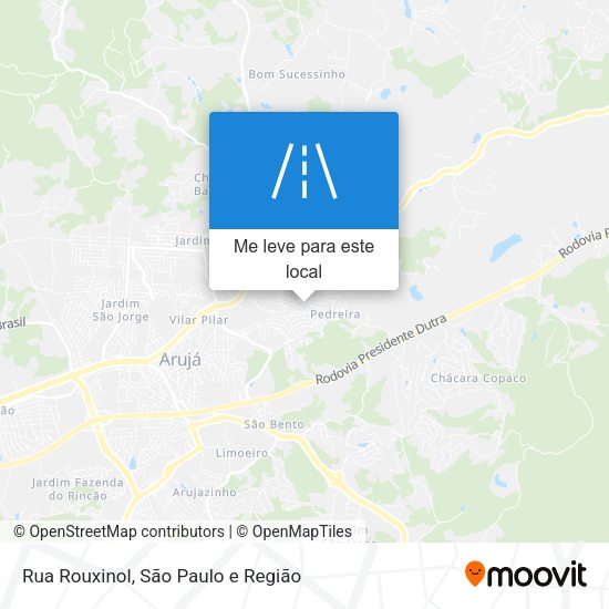 Rua Rouxinol mapa