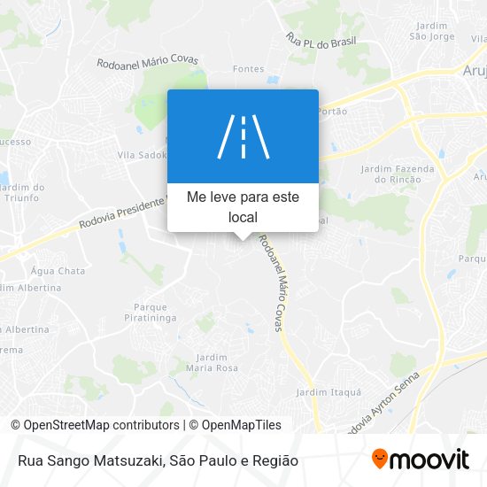 Rua Sango Matsuzaki mapa