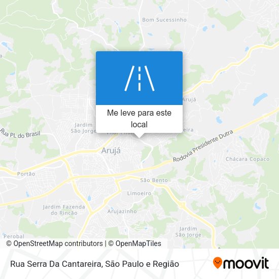 Rua Serra Da Cantareira mapa
