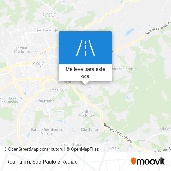 Rua Turim mapa