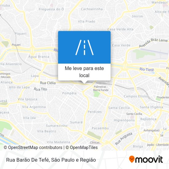 Rua Barão De Tefé mapa