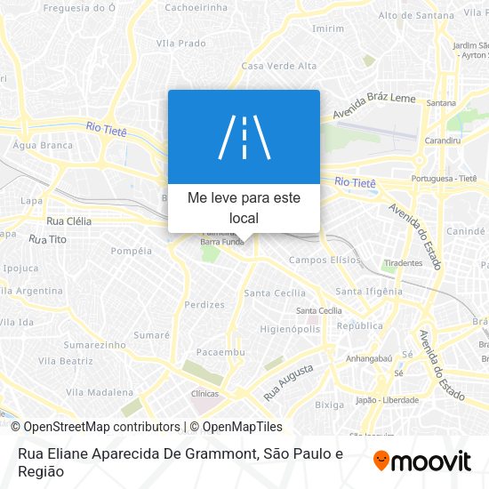Rua Eliane Aparecida De Grammont mapa