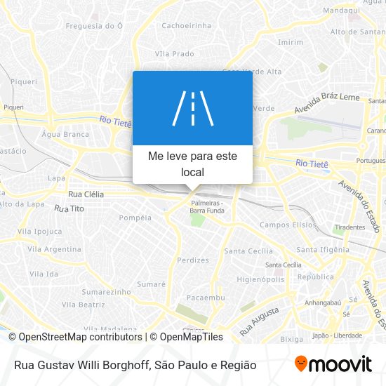 Rua Gustav Willi Borghoff mapa