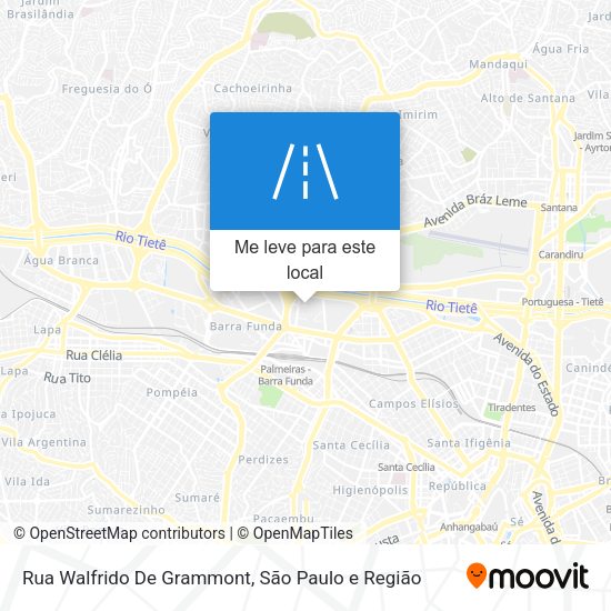 Rua Walfrido De Grammont mapa