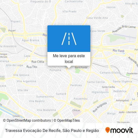 Travessa Evocação De Recife mapa