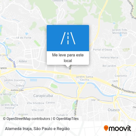 Alameda Inaja mapa