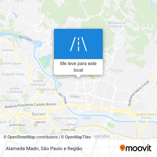 Alameda Madri mapa