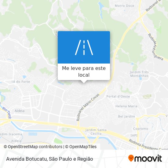Avenida Botucatu mapa