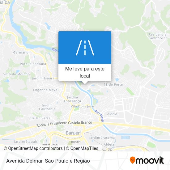 Avenida Delmar mapa