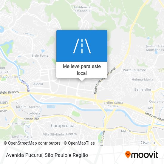 Avenida Pucuruí mapa
