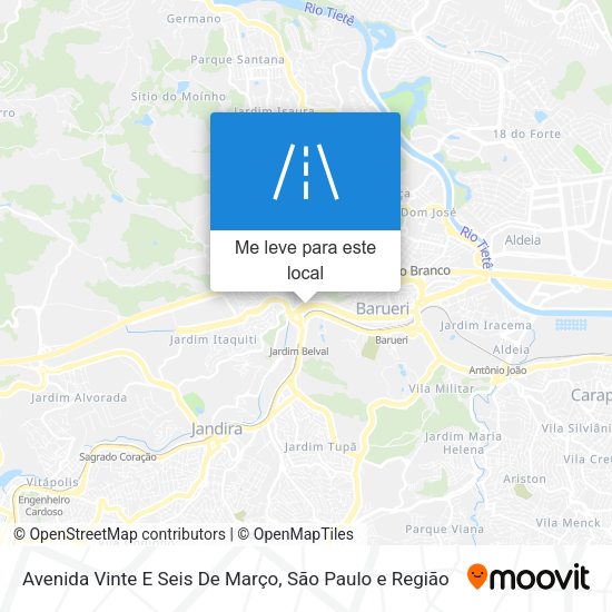 Avenida Vinte E Seis De Março mapa