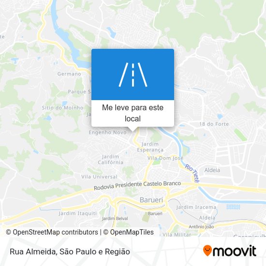 Rua Almeida mapa