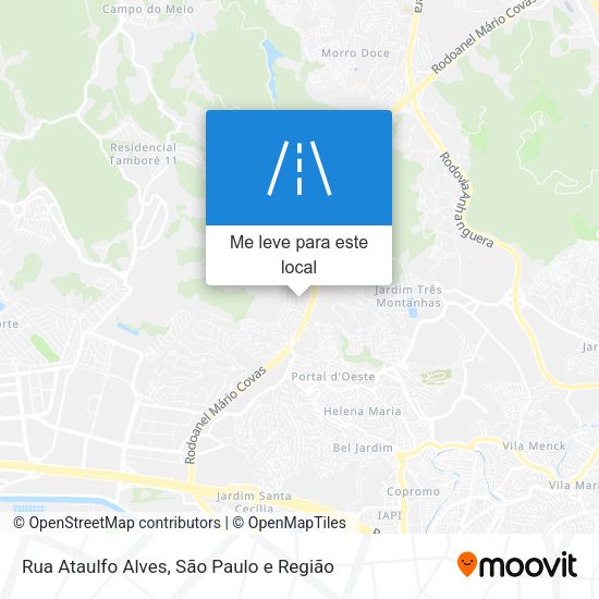 Rua Ataulfo Alves mapa