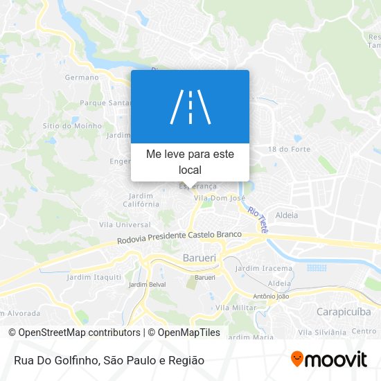 Rua Do Golfinho mapa