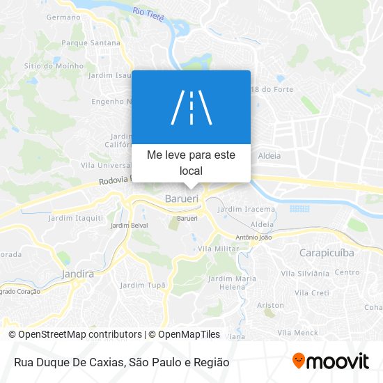 Rua Duque De Caxias mapa