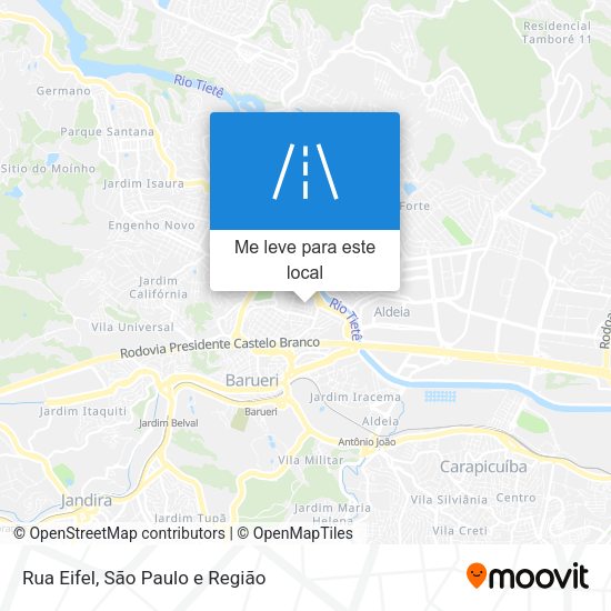 Rua Eifel mapa