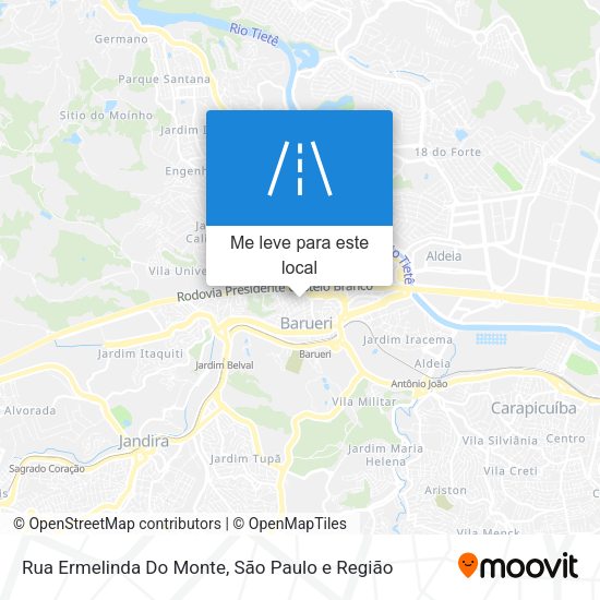 Rua Ermelinda Do Monte mapa