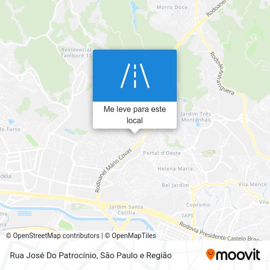 Rua José Do Patrocínio mapa