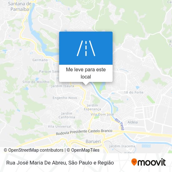 Rua José Maria De Abreu mapa
