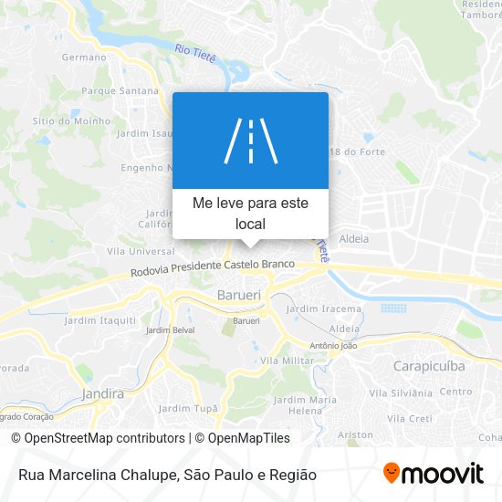 Rua Marcelina Chalupe mapa
