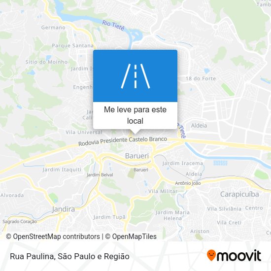 Rua Paulina mapa