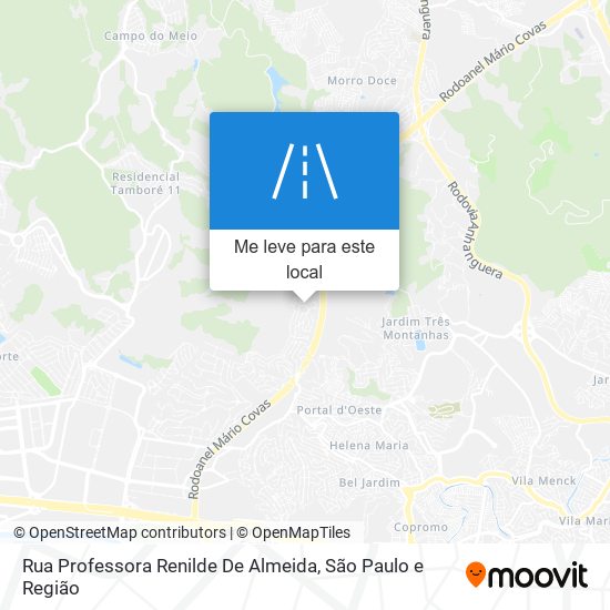Rua Professora Renilde De Almeida mapa