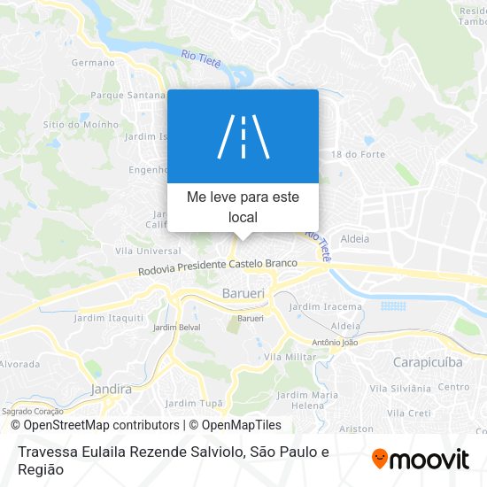 Travessa Eulaila Rezende Salviolo mapa