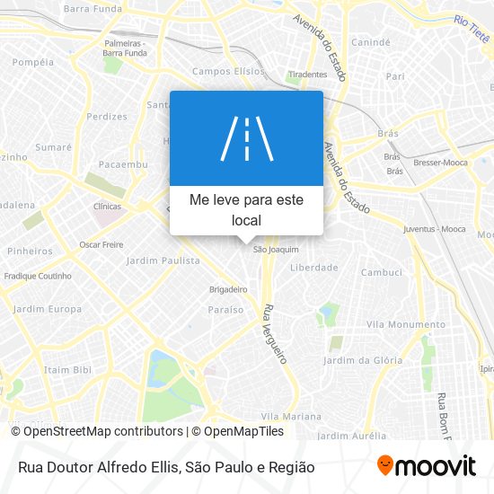 Rua Doutor Alfredo Ellis mapa