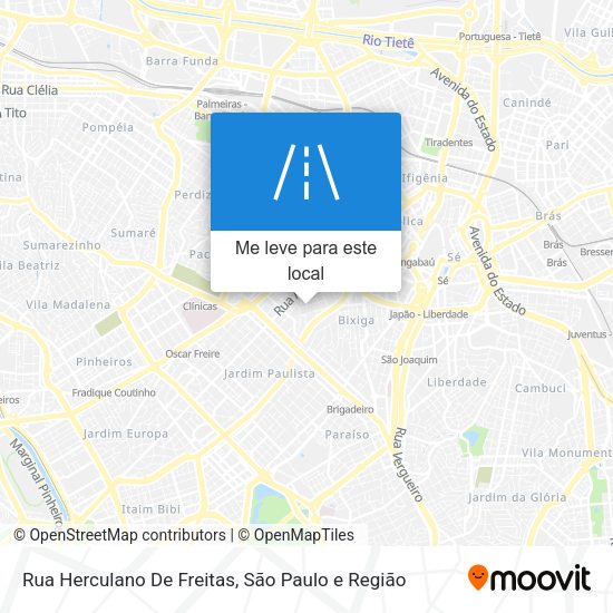 Rua Herculano De Freitas mapa