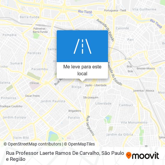 Rua Professor Laerte Ramos De Carvalho mapa