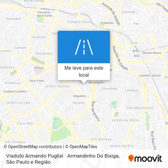 Viaduto Armando Puglisi · Armandinho Do Bixiga mapa