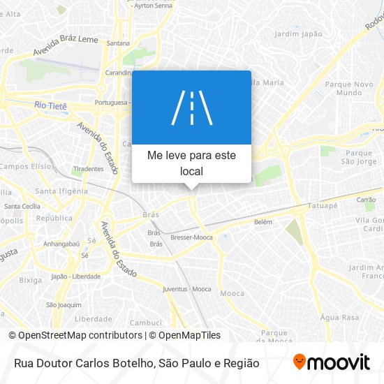 Rua Doutor Carlos Botelho mapa