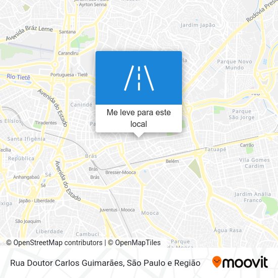 Rua Doutor Carlos Guimarães mapa
