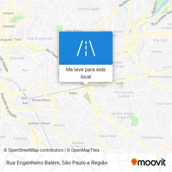 Rua Engenheiro Balém mapa