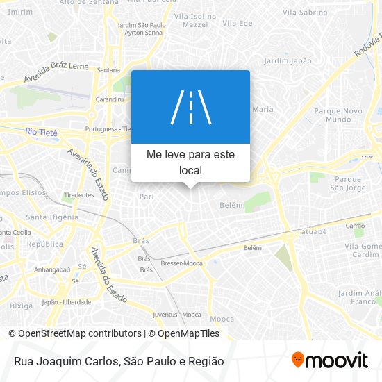 Rua Joaquim Carlos mapa