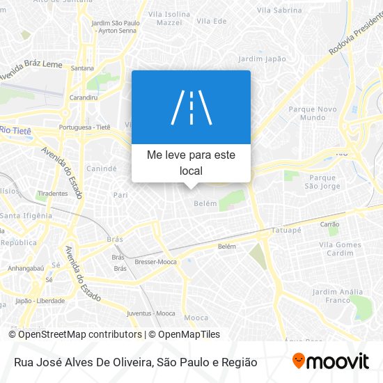 Rua José Alves De Oliveira mapa