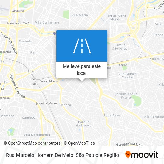 Rua Marcelo Homem De Melo mapa