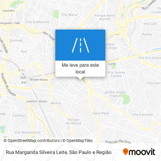 Rua Margarida Silveira Leite mapa