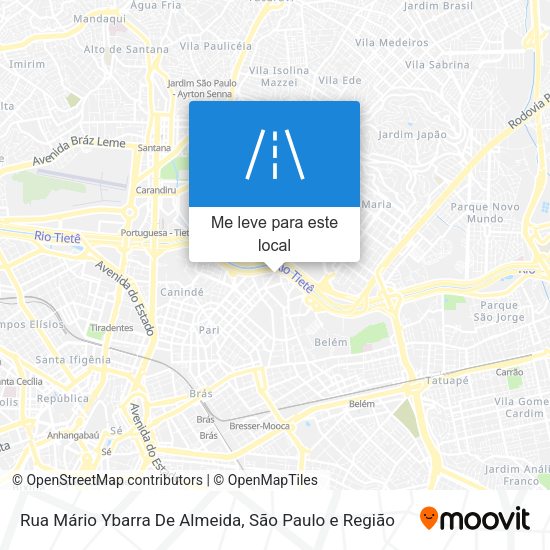 Rua Mário Ybarra De Almeida mapa