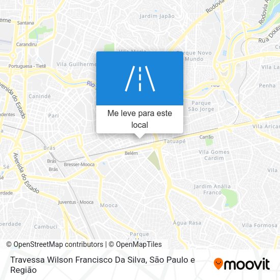 Travessa Wilson Francisco Da Silva mapa
