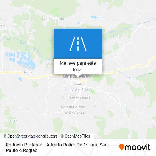 Rodovia Professor Alfredo Rolim De Moura mapa